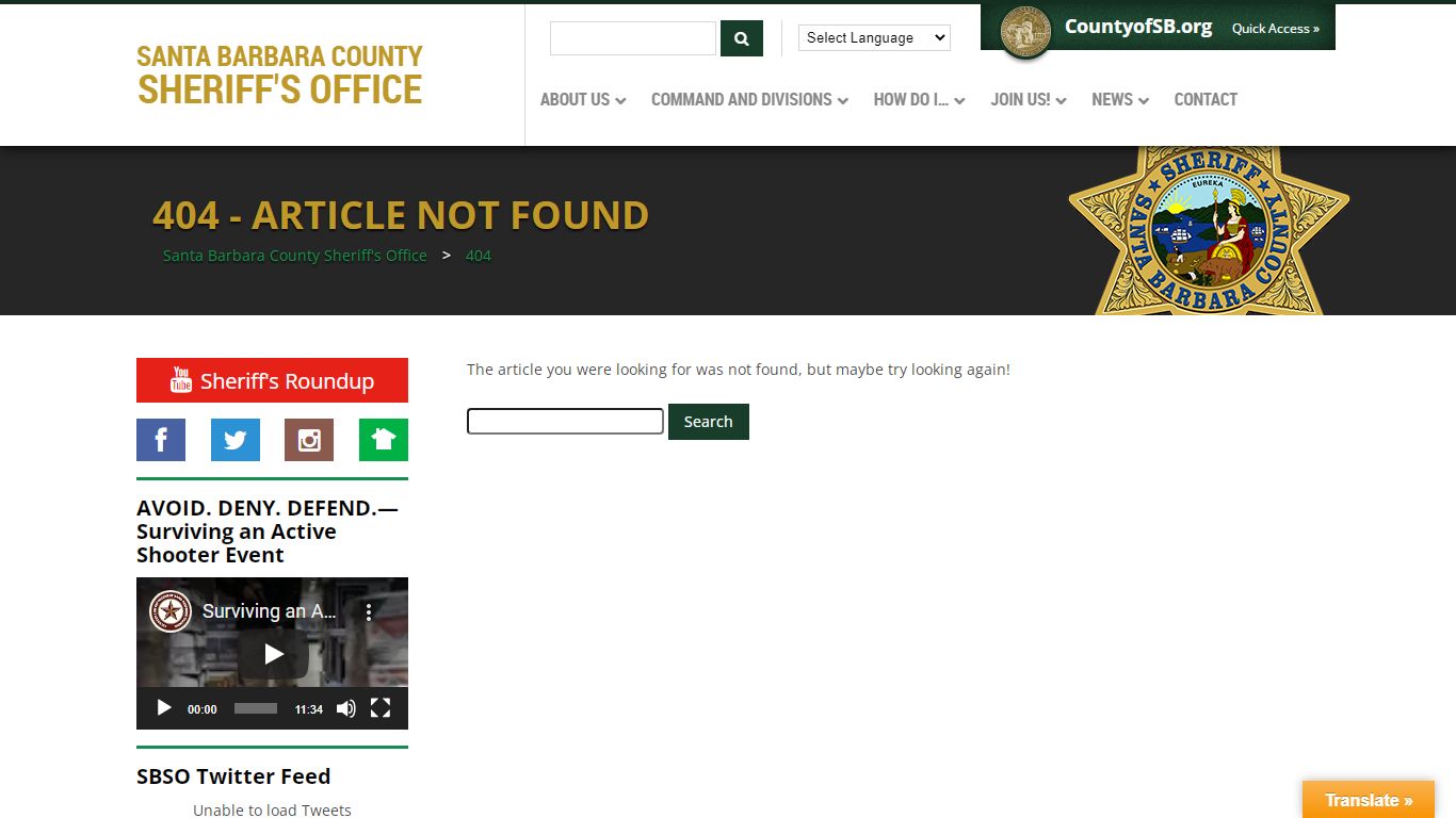 Jail Information - Santa Barbara County Sheriff's Office